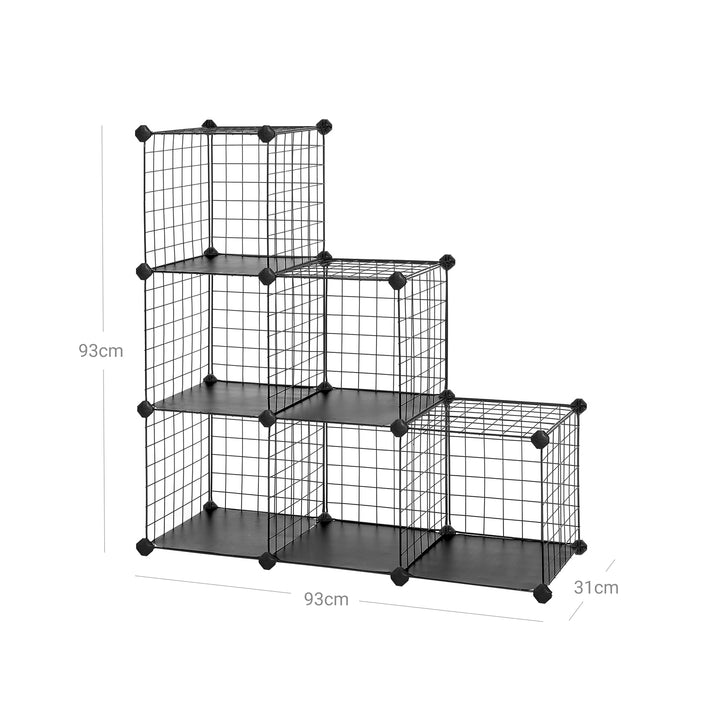 Black Metal Wire Cube