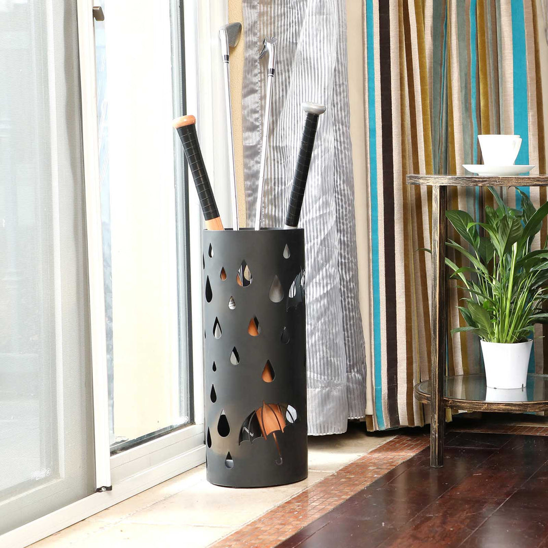 Black Round Umbrella Stand