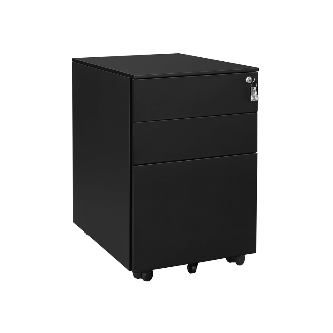 Black Steel File Cabinet