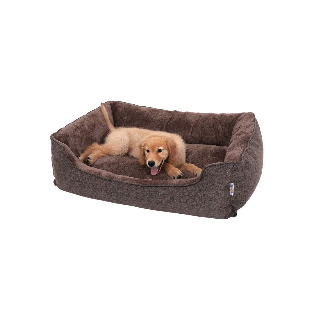 Brown Washable Dog Bed