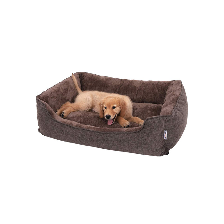 Brown Washable Dog Bed