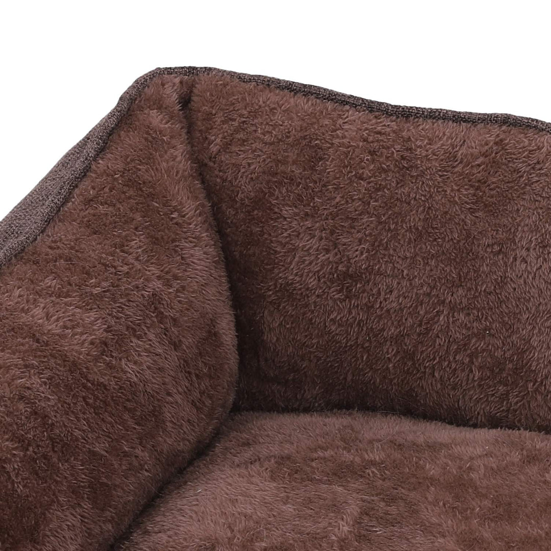 Brown Washable Dog Bed