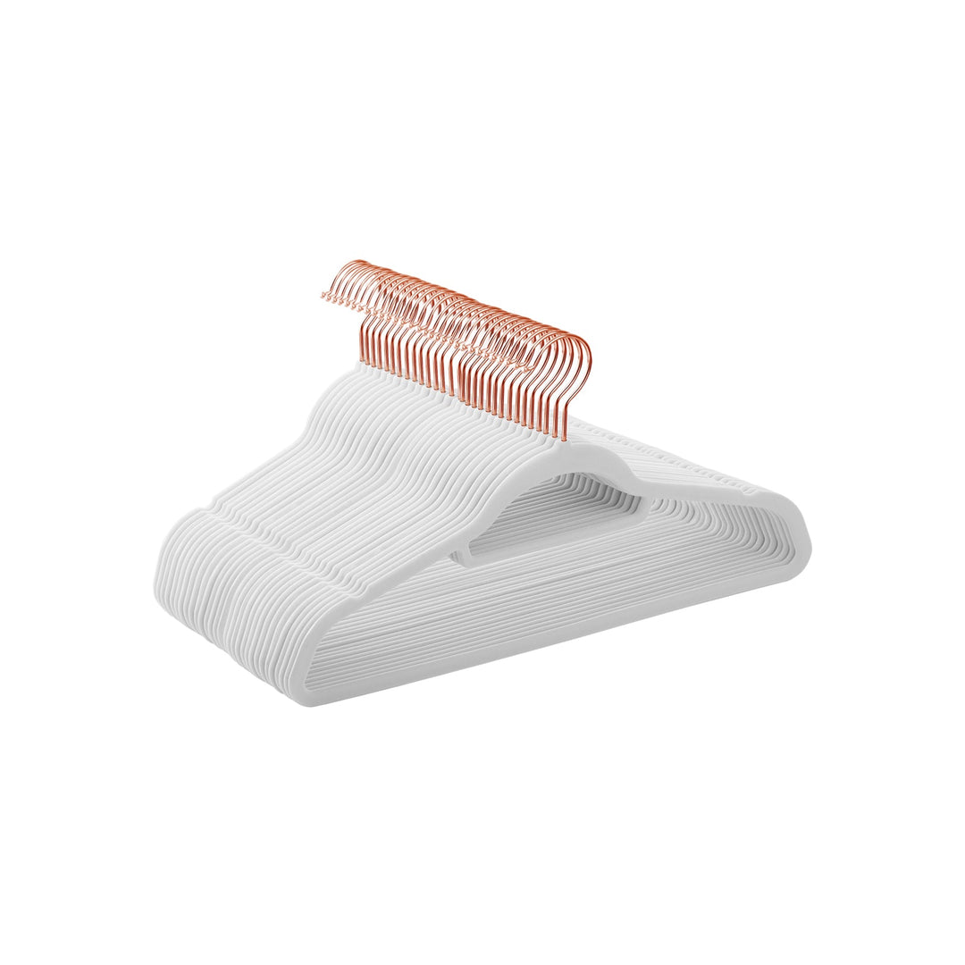 30-Pack Non-Slip Clothes Hanger with Swivel Hooks
