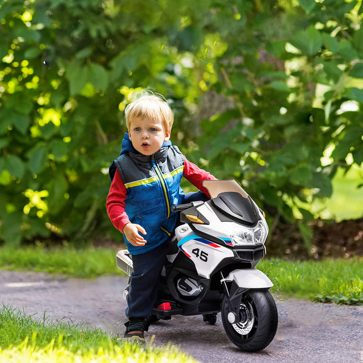 12V Electric Motorbike 3-6 KM/H White