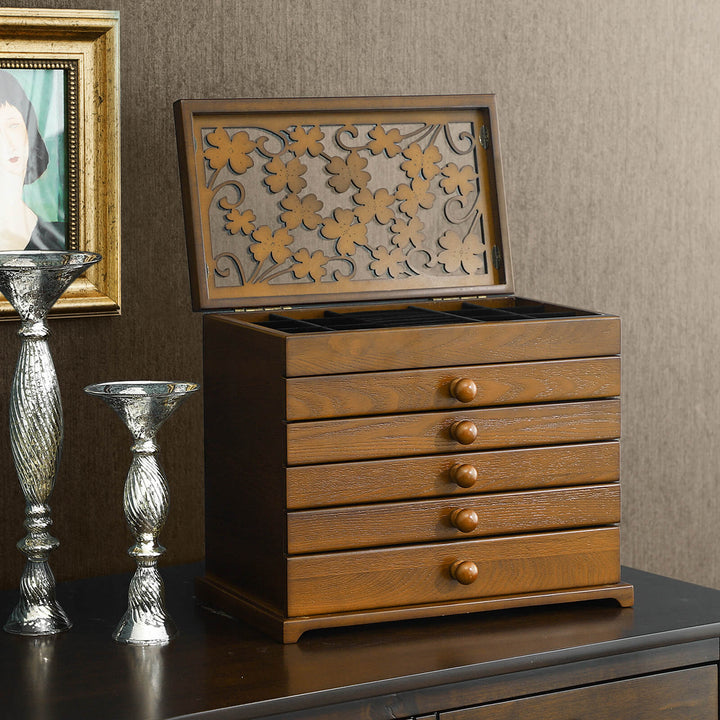 Clover Pattern Jewellery Box