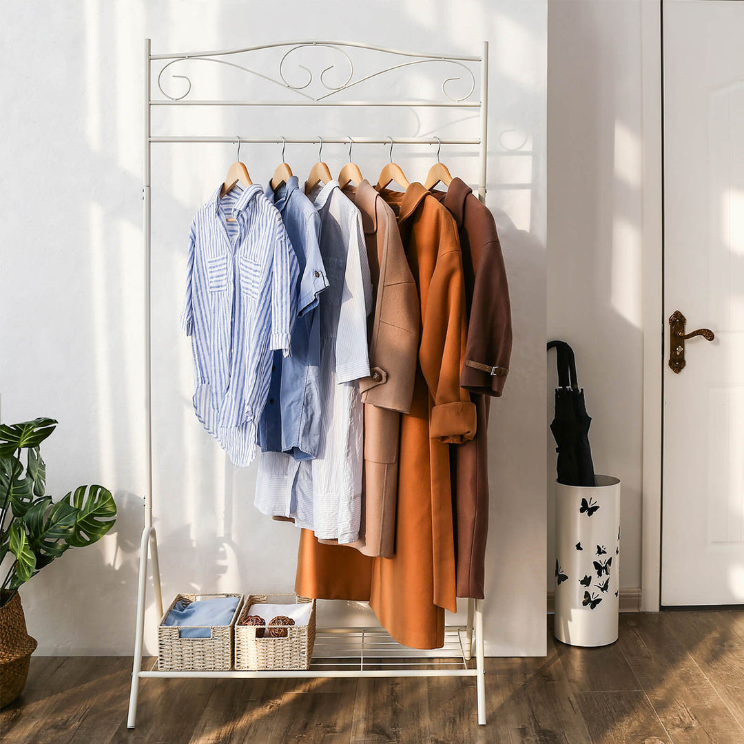 Coat Rack with Rail