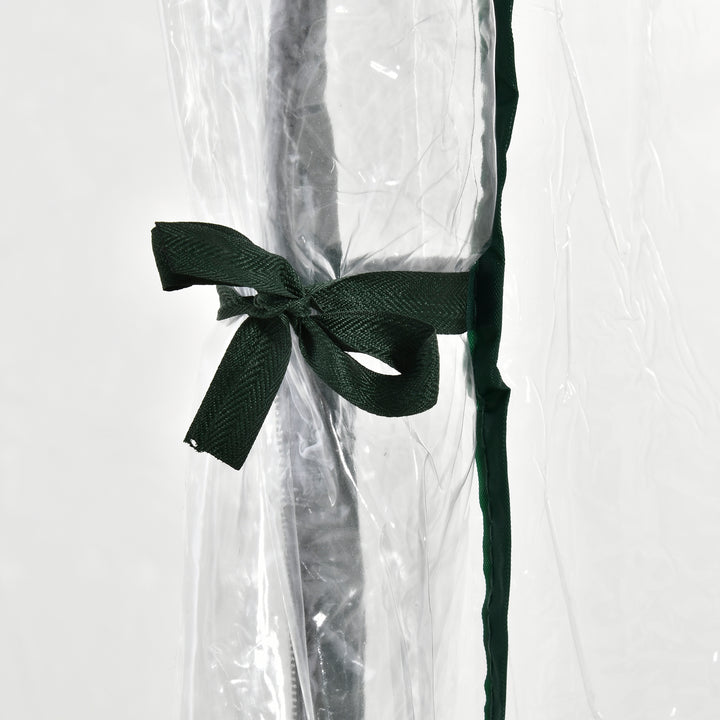 Walk In PVC Greenhouse Garden Outdoor Flower Planter Steel Frame w/Zipped Door 180 x 100 x 168CM
