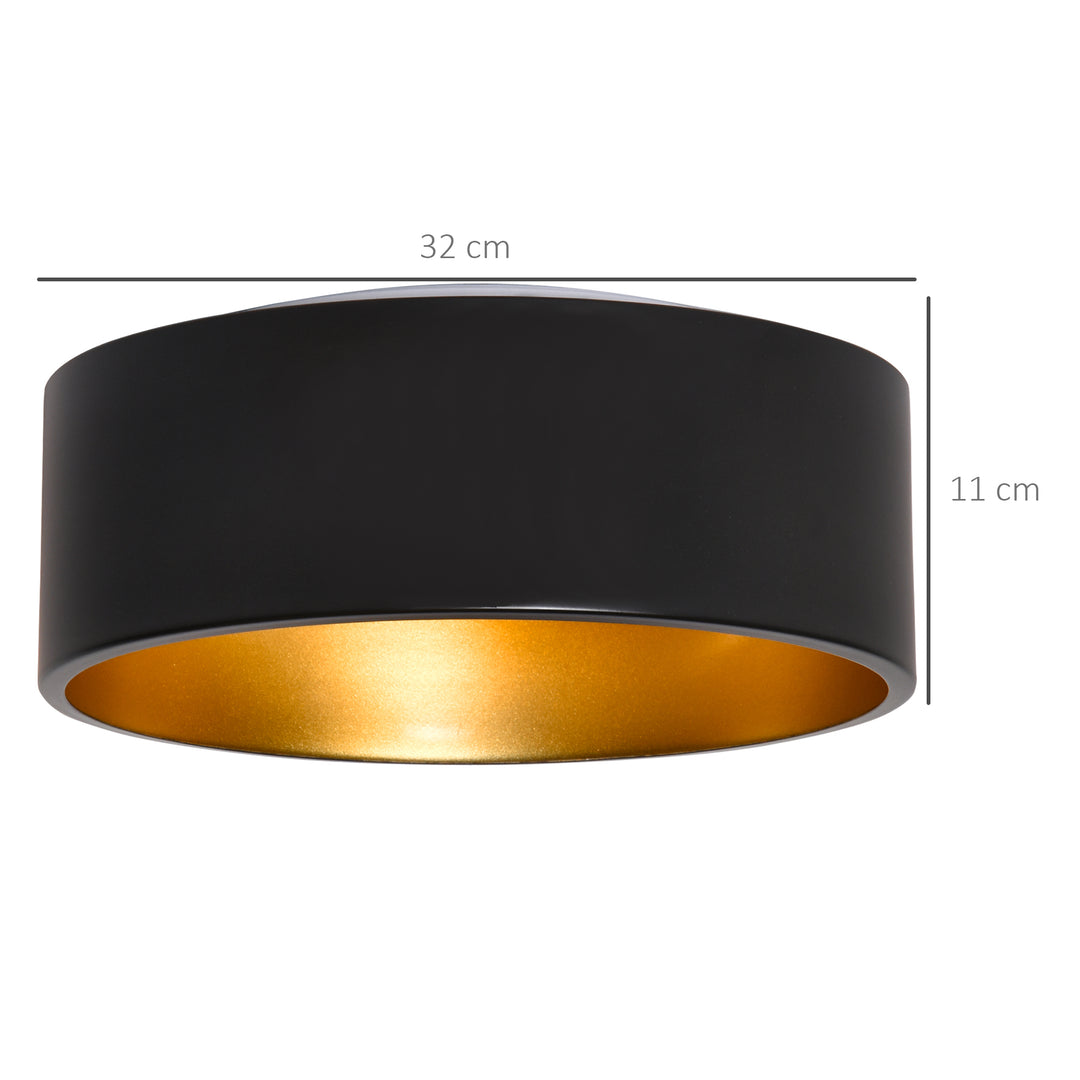 LED Ceiling Light Modern Ceiling Lamp 22W 1500 Lumen Cold White Light Mount Ceiling Lamp for Living Room Bedroom Kitchen Hallway