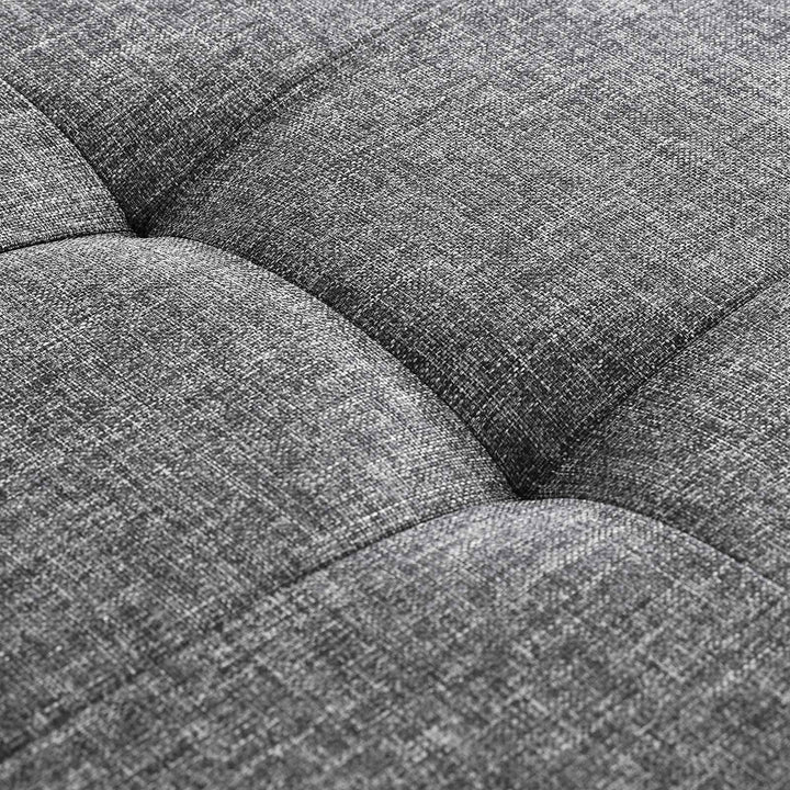 Dark Grey Folding Ottoman