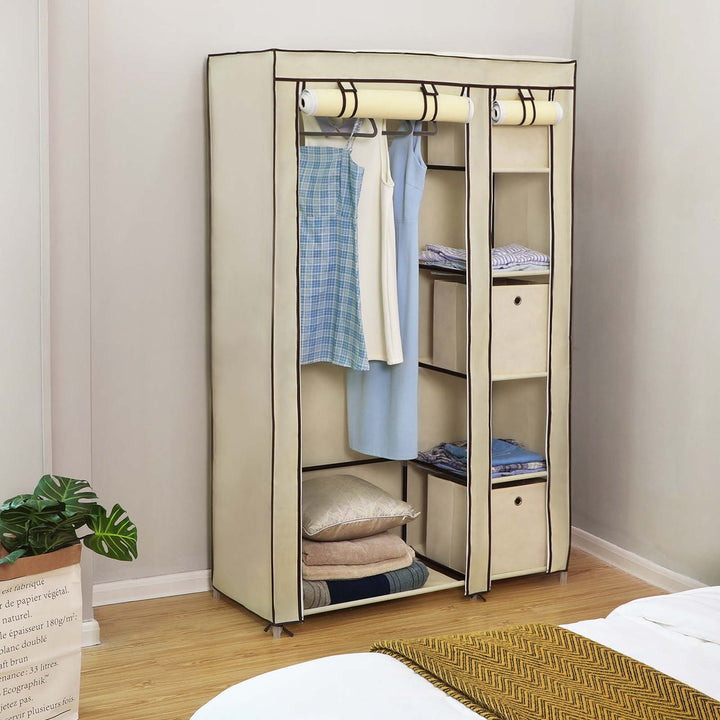 Double Canvas Wardrobe
