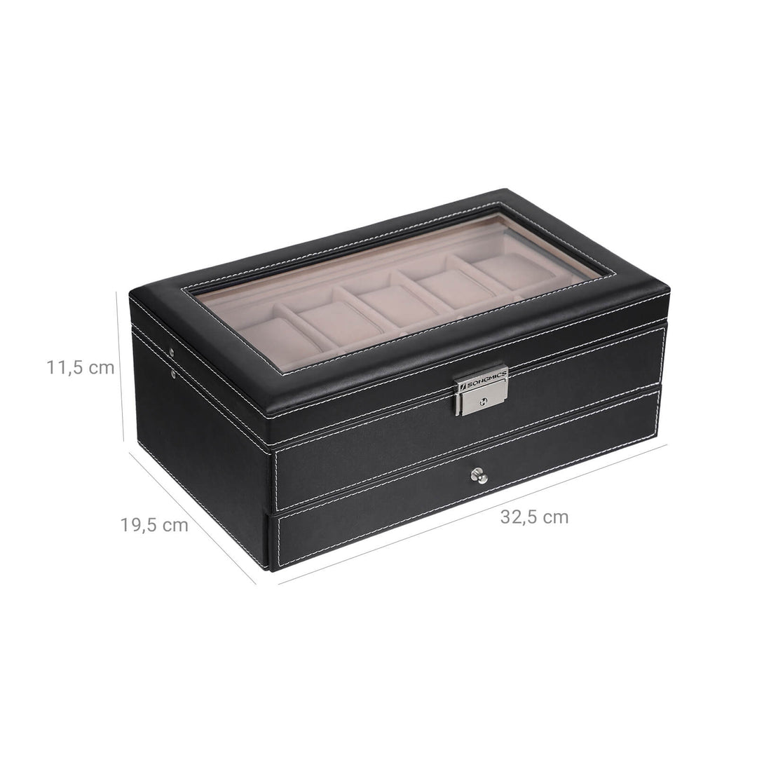 Double Layer Watch Box