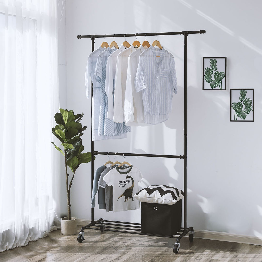 Double Rod Garment Rack