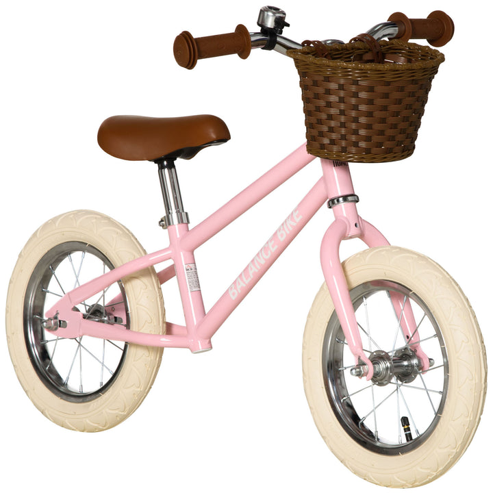 Kids Balance Bikes Toddler No Pedal Training Bicycle for 3-6 Year Old Boys Girls - Pink