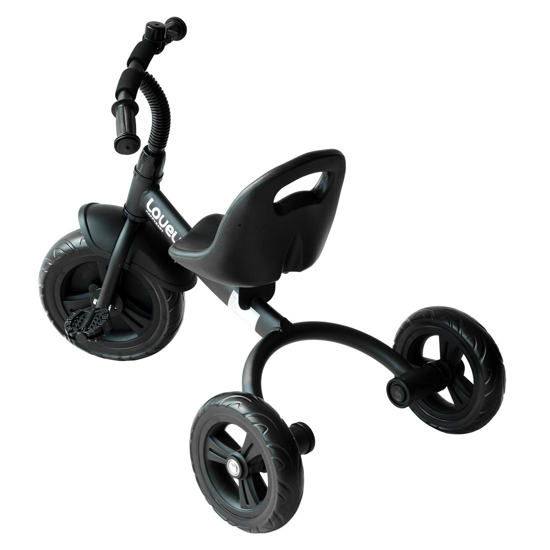 Ride On Tricycle 3 Wheels Plastic Pedal Trike for Kids over 18 Months , Black