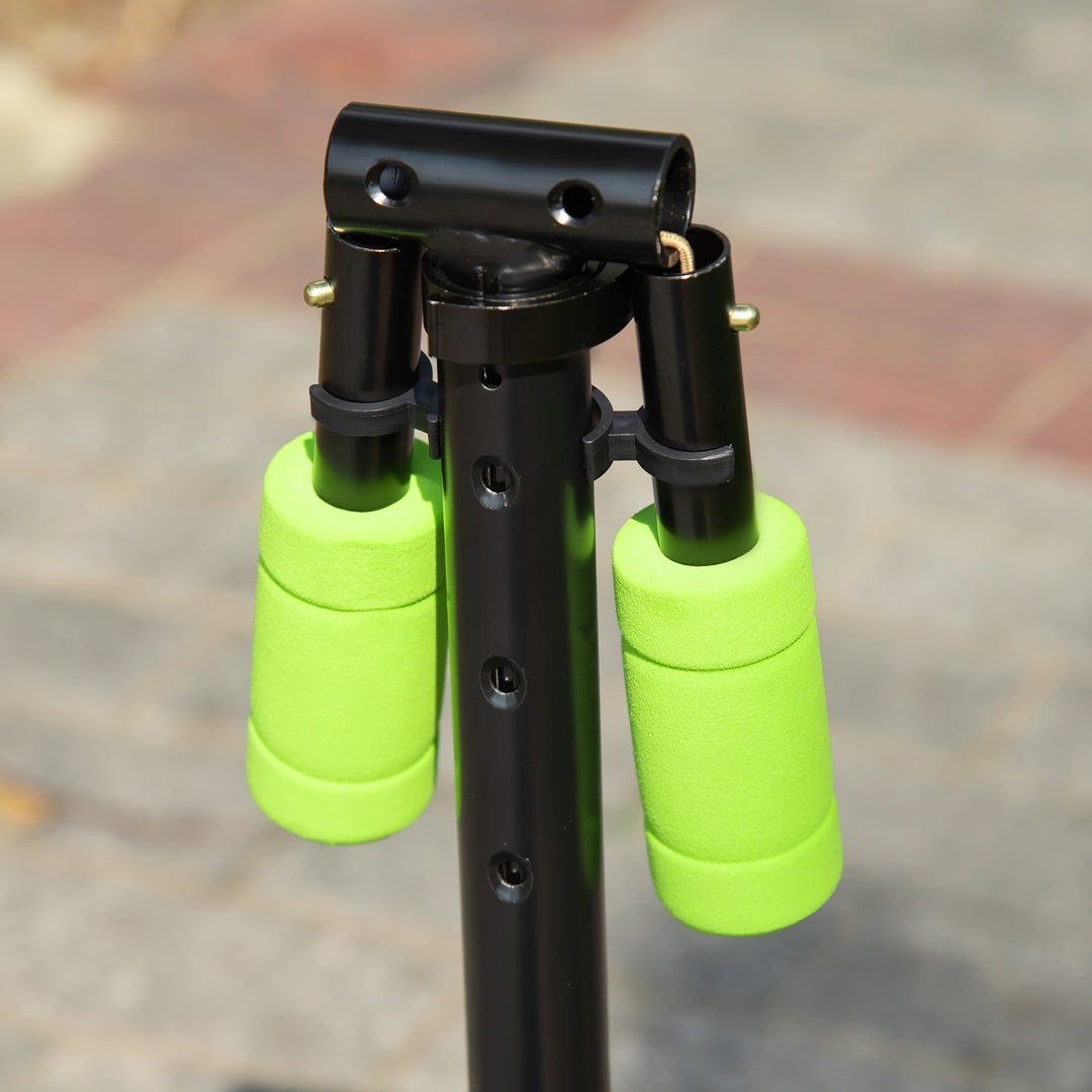 Scooter for Kids Toddler Foldable Kick Scooter with Adjustable Height Brake for Boys and Girls 3-8 Years Aluminium Green