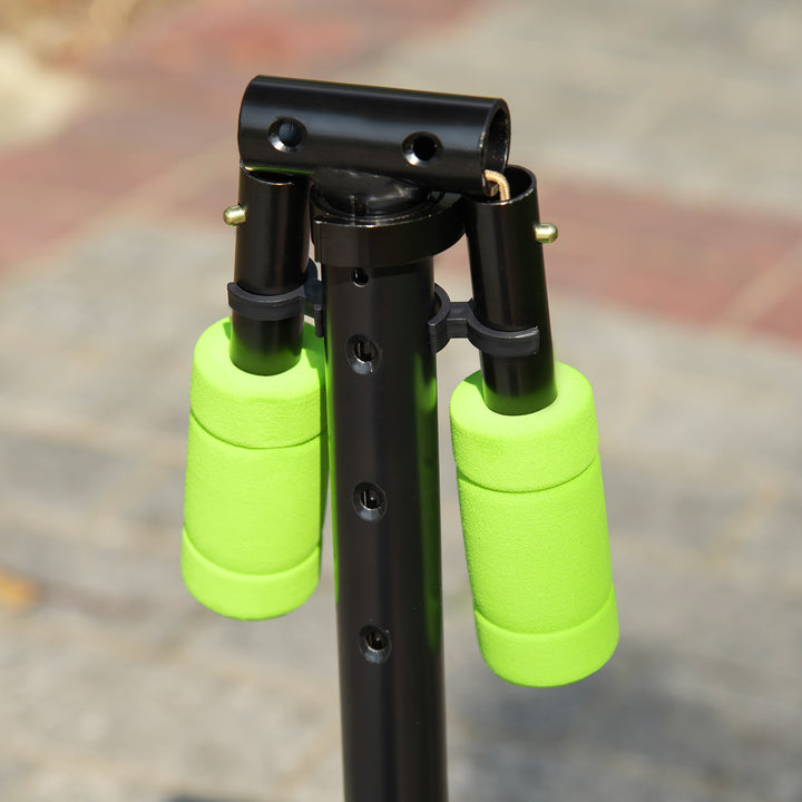 Scooter for Kids Toddler Foldable Kick Scooter with Adjustable Height Brake for Boys and Girls 3-8 Years Aluminium Green