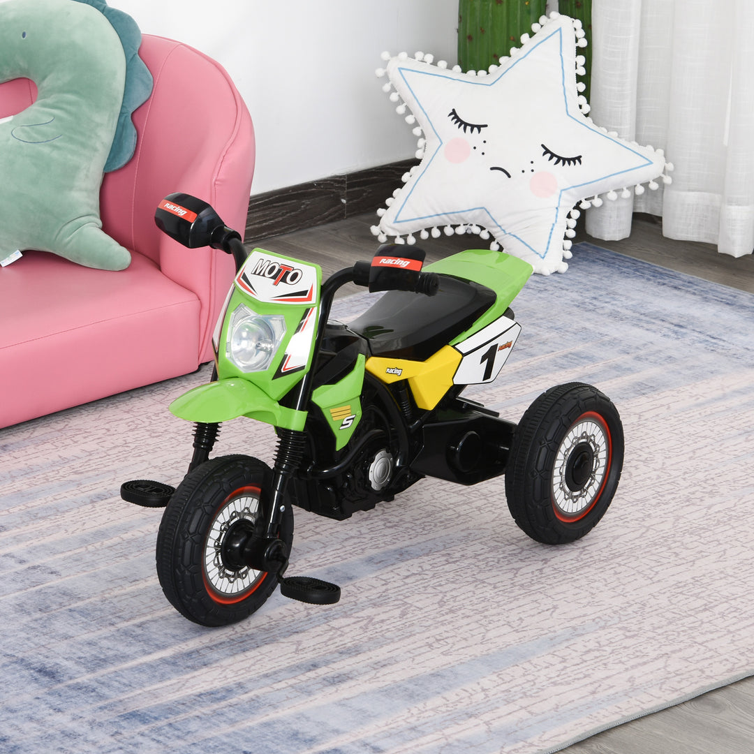 HOMCOM Ride On Tricycle 3 Wheels PP Pedal Trike for Ages 18-36 Months Toddlers, Green