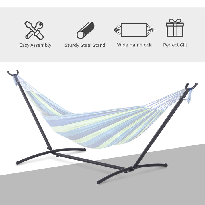 Hammock Stand w/ Metal Frame for Garden Camping Picnic Outdoor Patio Replacement 2.86m Ð Stand Only