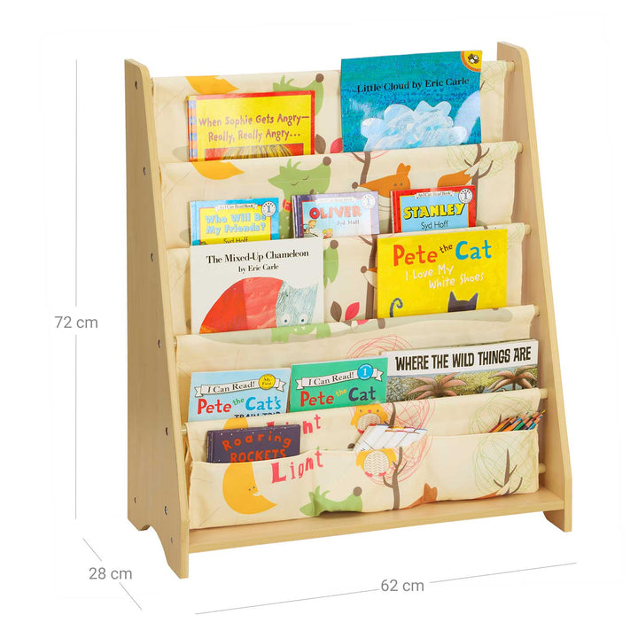 Fabric Children Bookcase