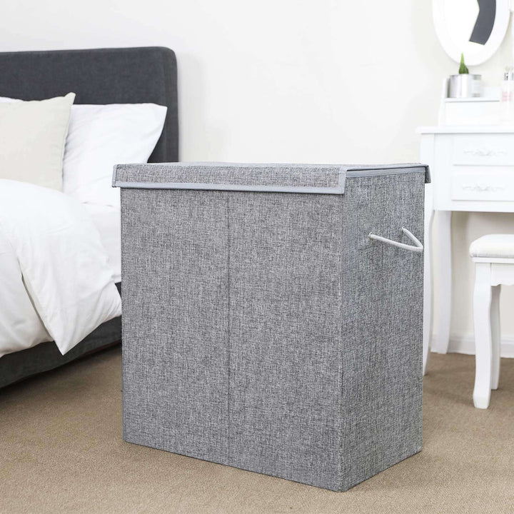 Fabric Double Laundry Hamper