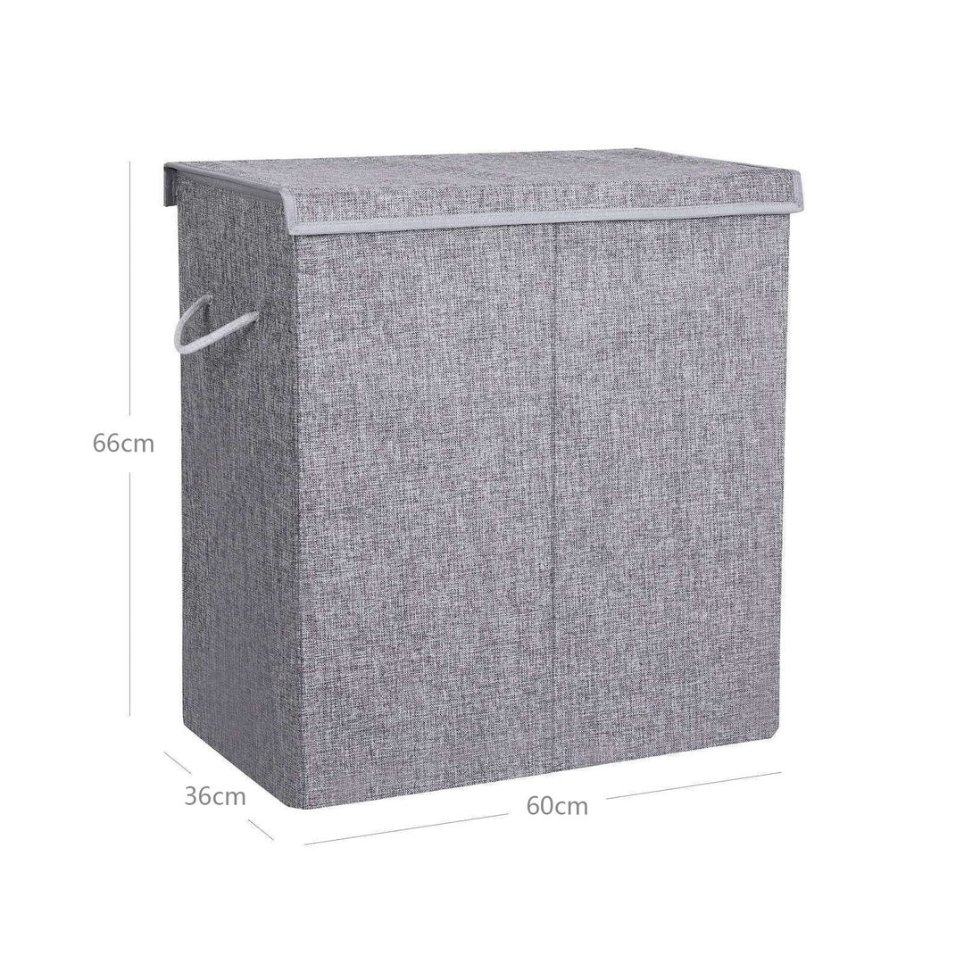 Fabric Double Laundry Hamper