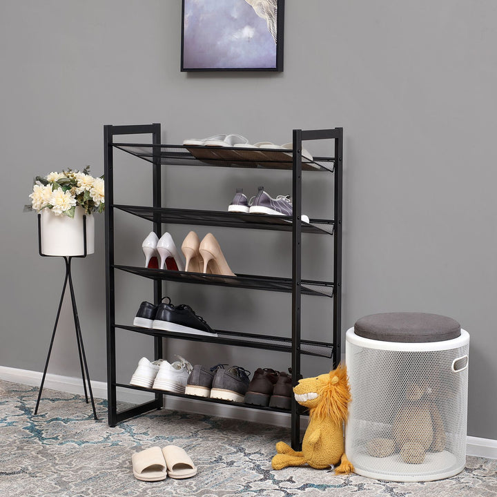 Flat Angled Shoe Rack