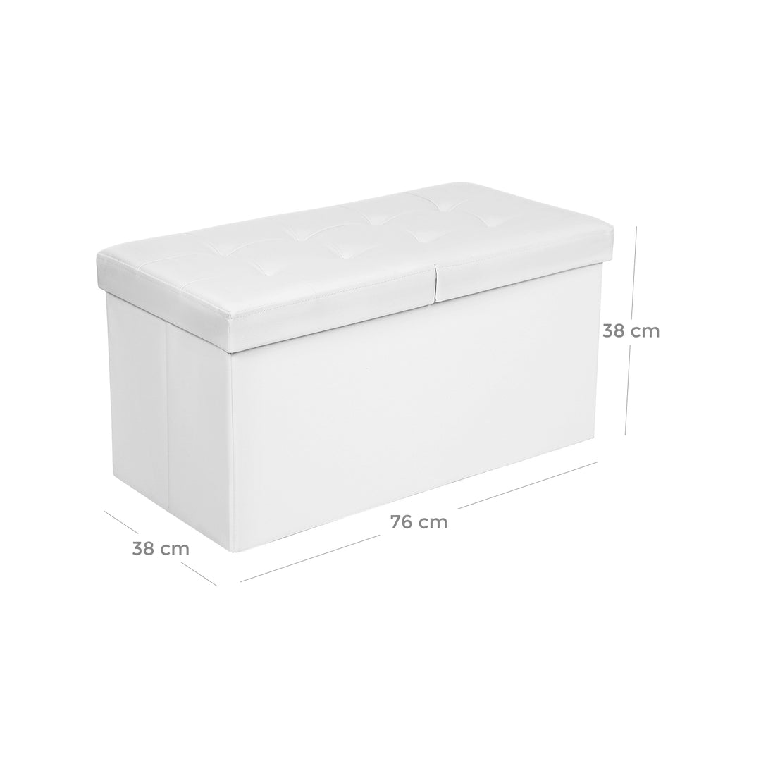 Flipping Lid Ottoman Bench