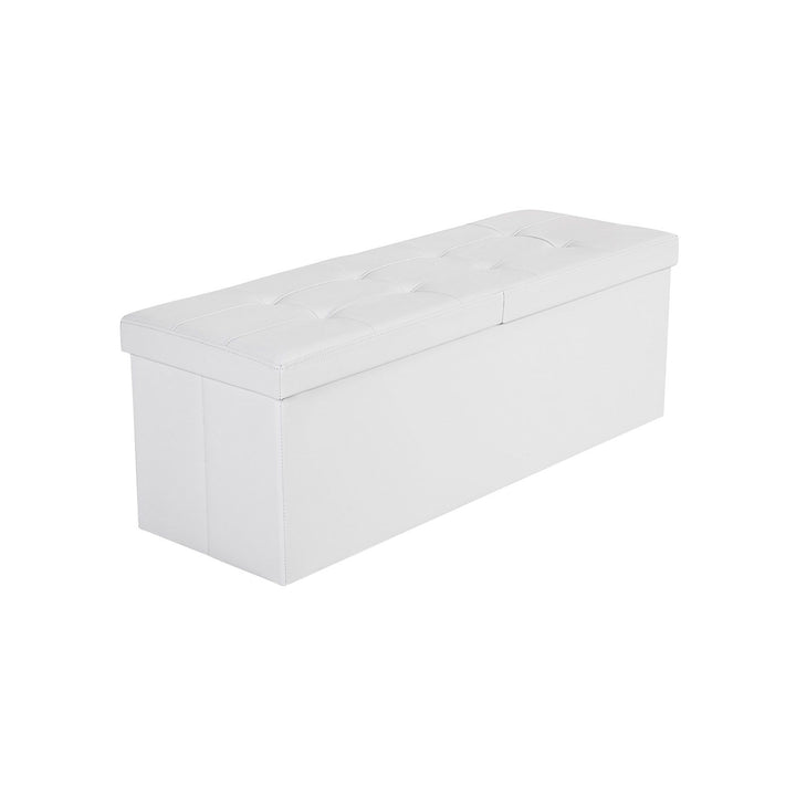 Folding Storage Ottoman Bench