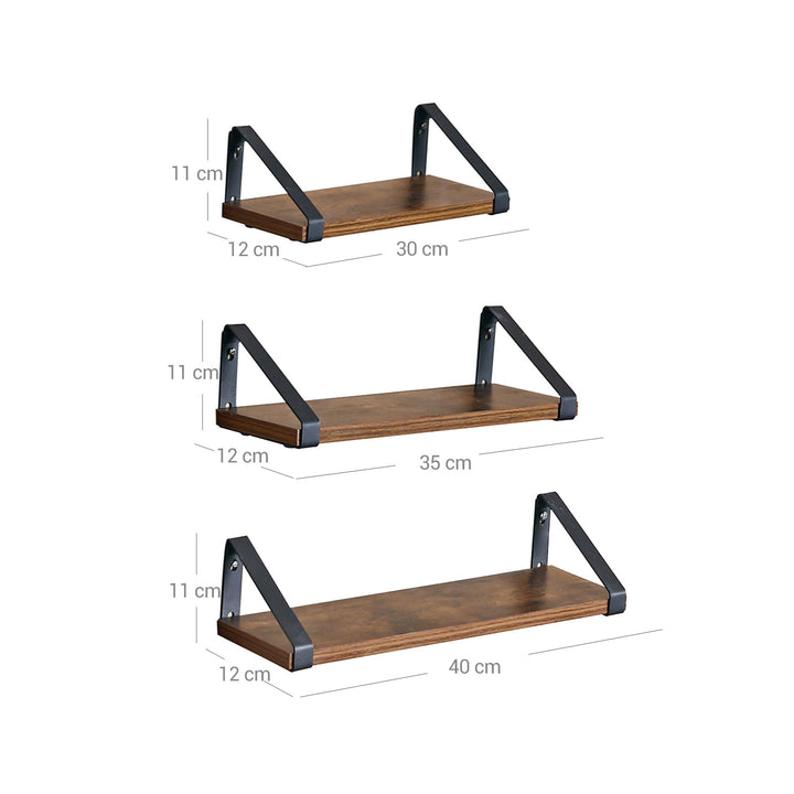 Floating Display Shelf Set