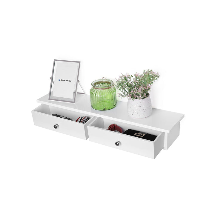 Floating Shelf with Drawers