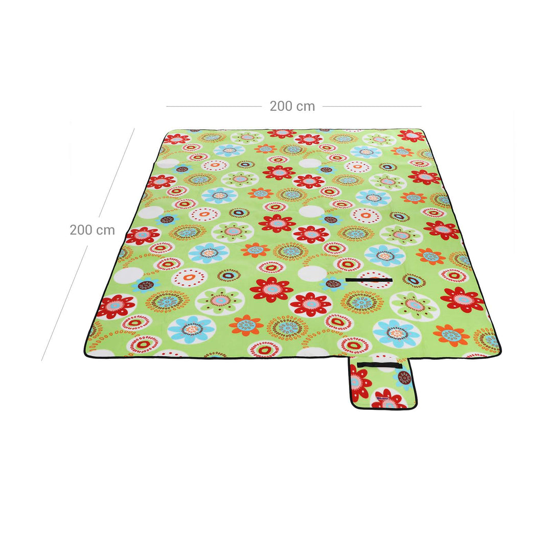 Flower Pattern Picnic Blanket