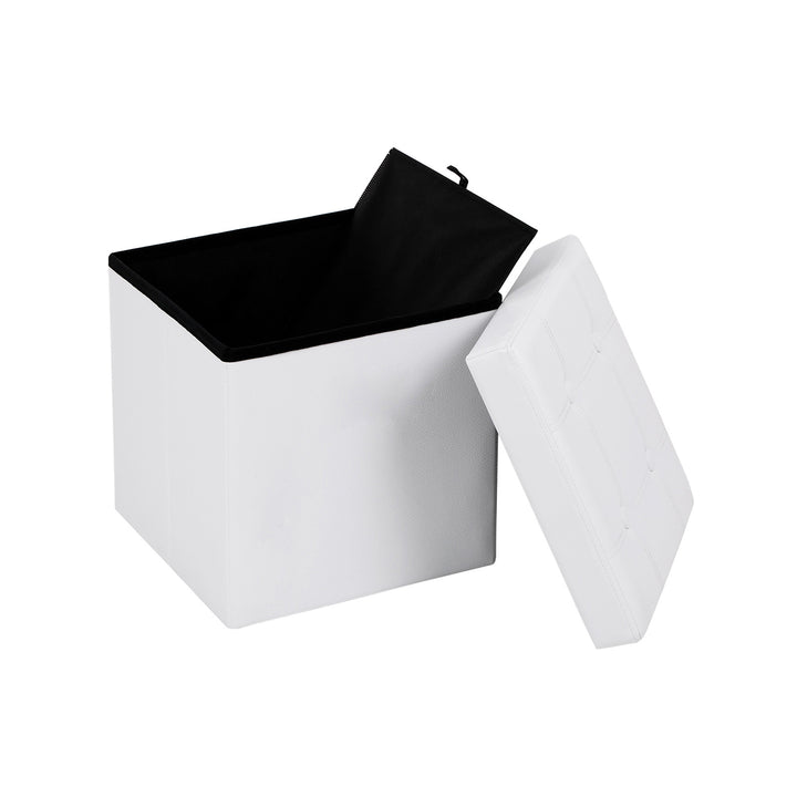 Foldable Stool Storage Ottoman