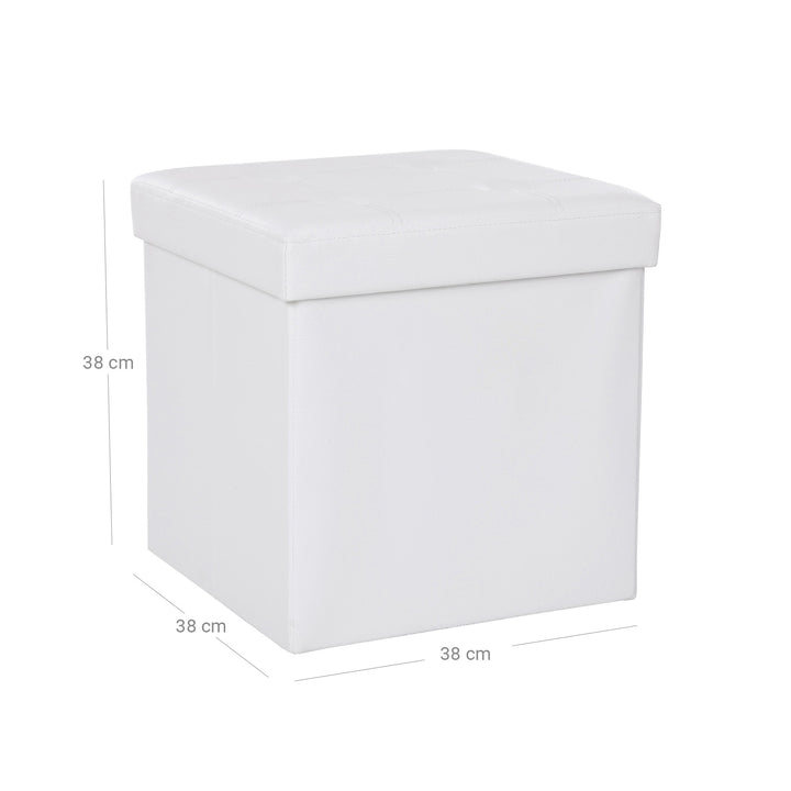 Foldable Stool Storage Ottoman