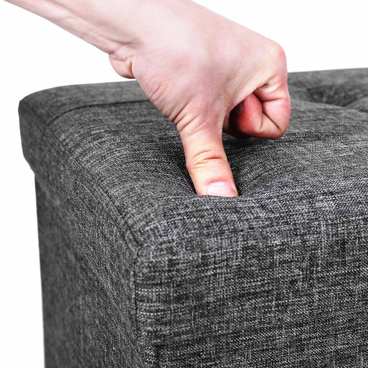 Folding Storage Ottoman