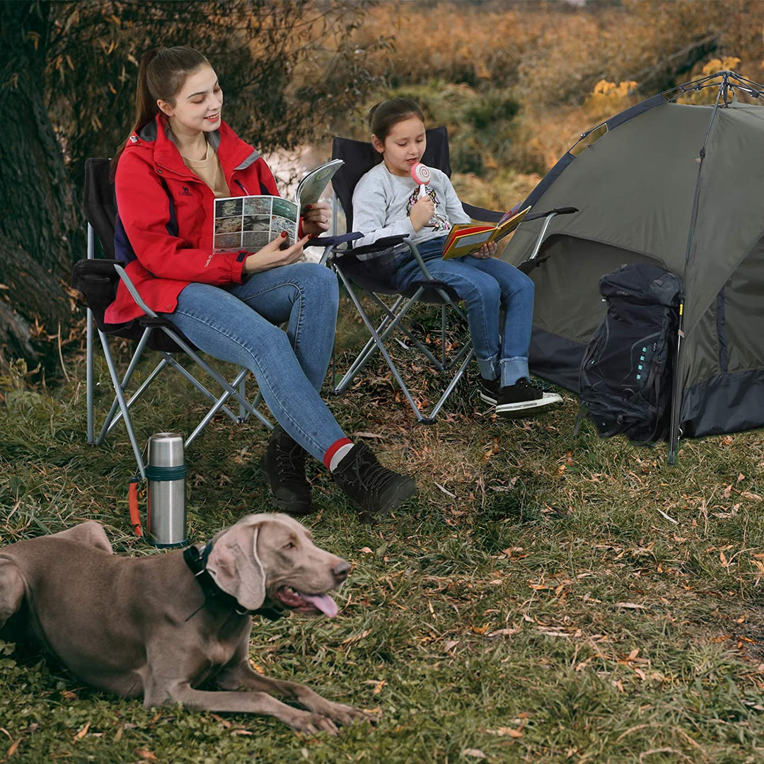 Folding Camping Chairs Set