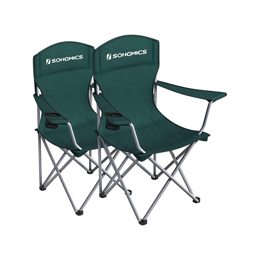 Set of 2 Foldable Camping Chairs