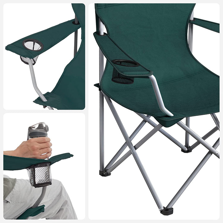 Set of 2 Foldable Camping Chairs