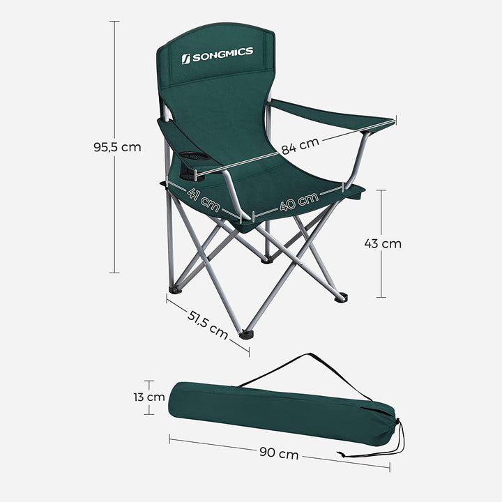 Set of 2 Foldable Camping Chairs