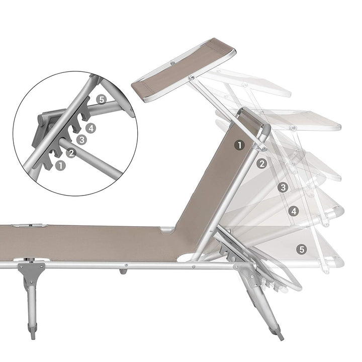 Adjustable Sun Lounge Chair