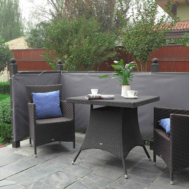 Smoky Gray Balcony Privacy Protect Screen