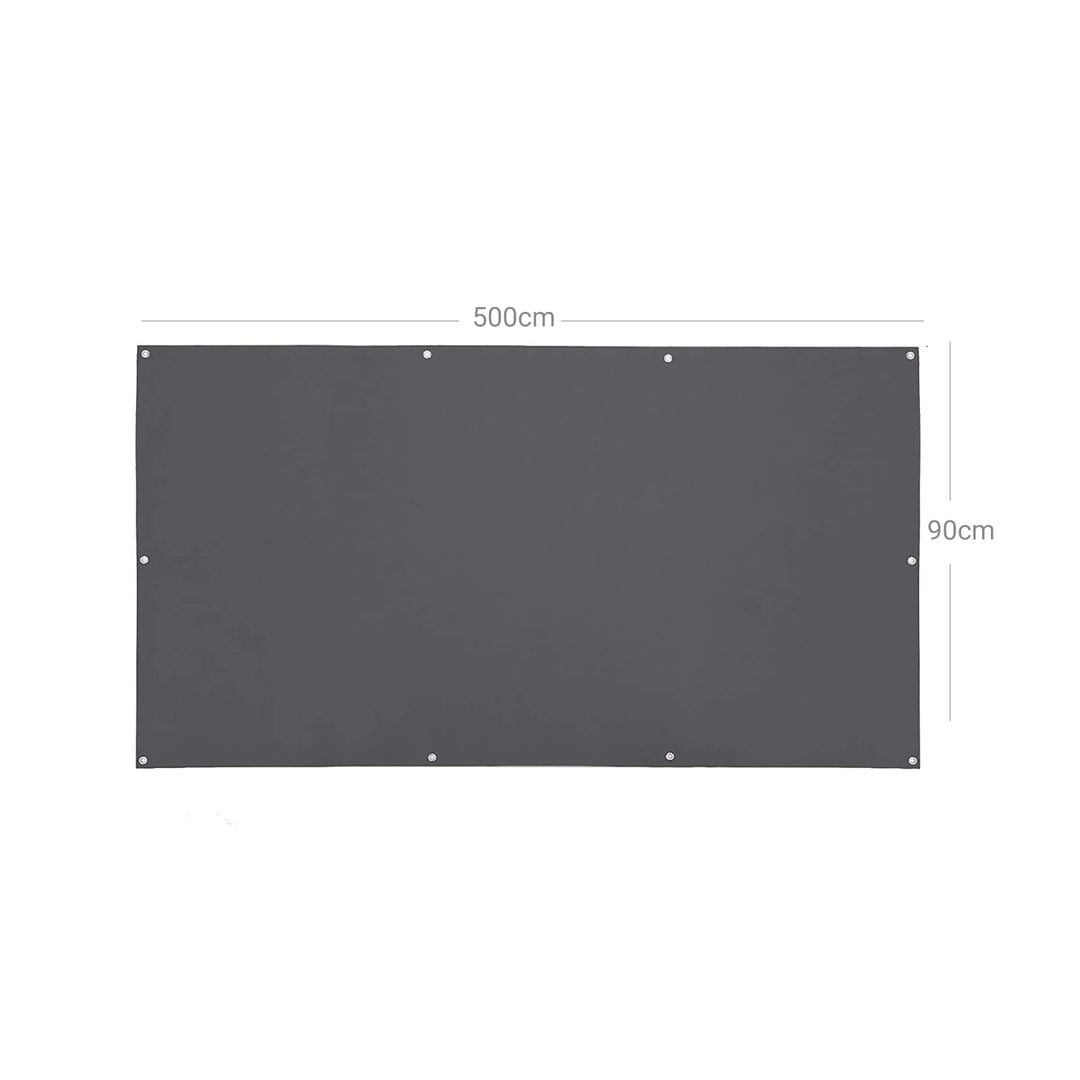 Smoky Gray Balcony Privacy Protect Screen