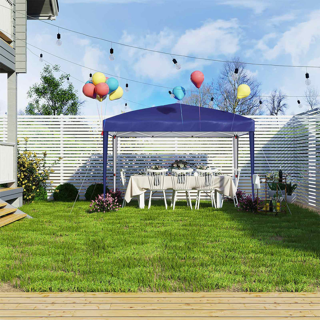 Blue Portable Backyard Tent for Garden