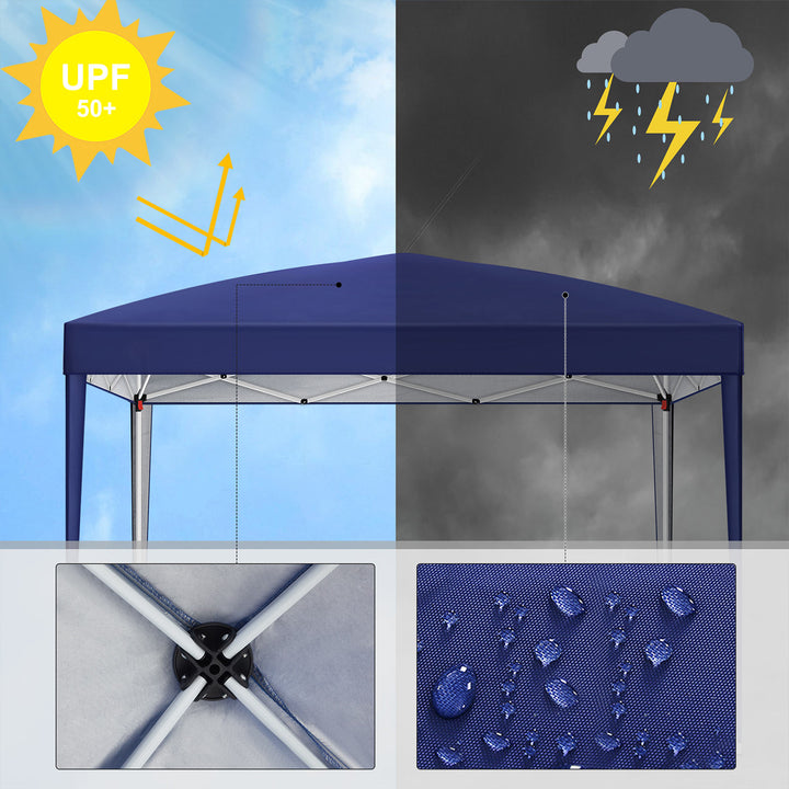 Blue Portable Backyard Tent for Garden