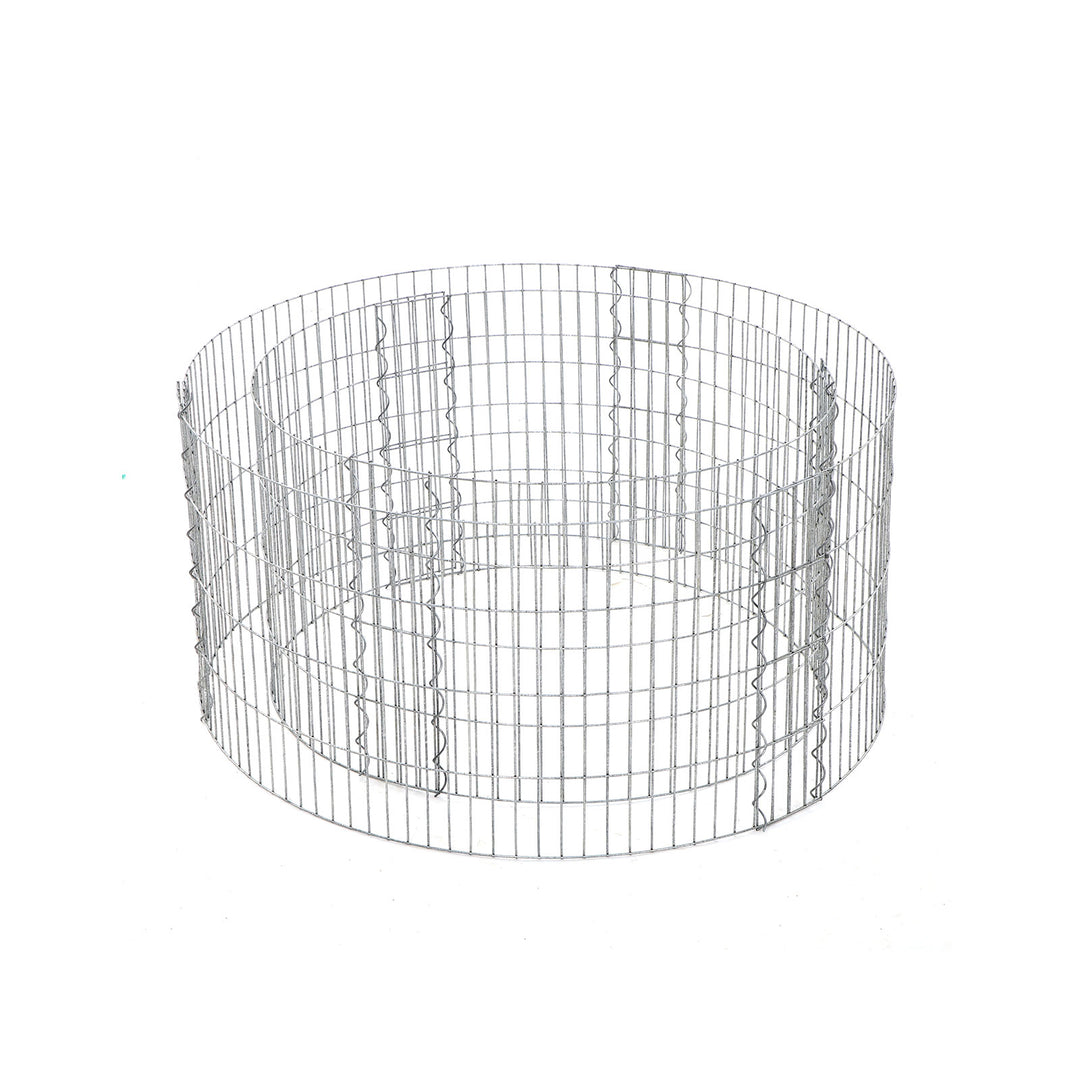 Silver Metal Round Gabion for Stones