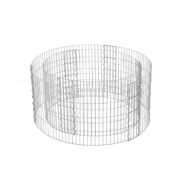 Silver Metal Round Gabion for Stones