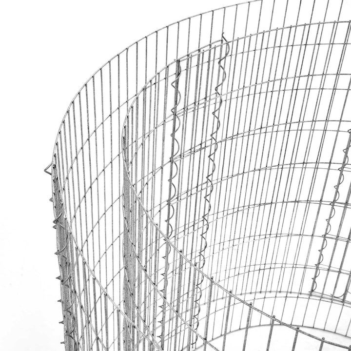 Silver Metal Round Gabion for Stones