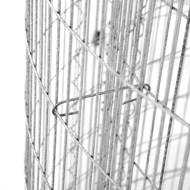 Silver Metal Round Gabion for Stones