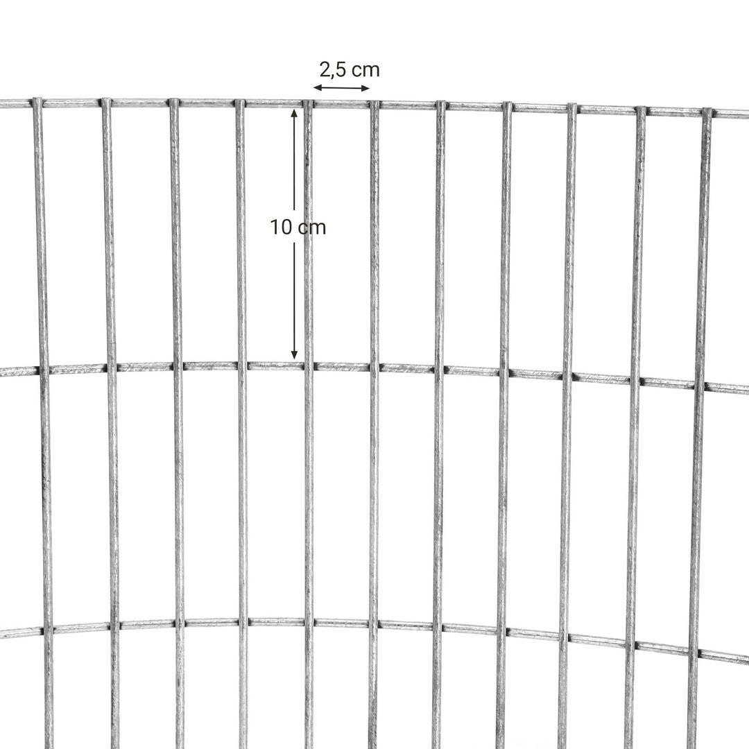 Silver Metal Round Gabion for Stones