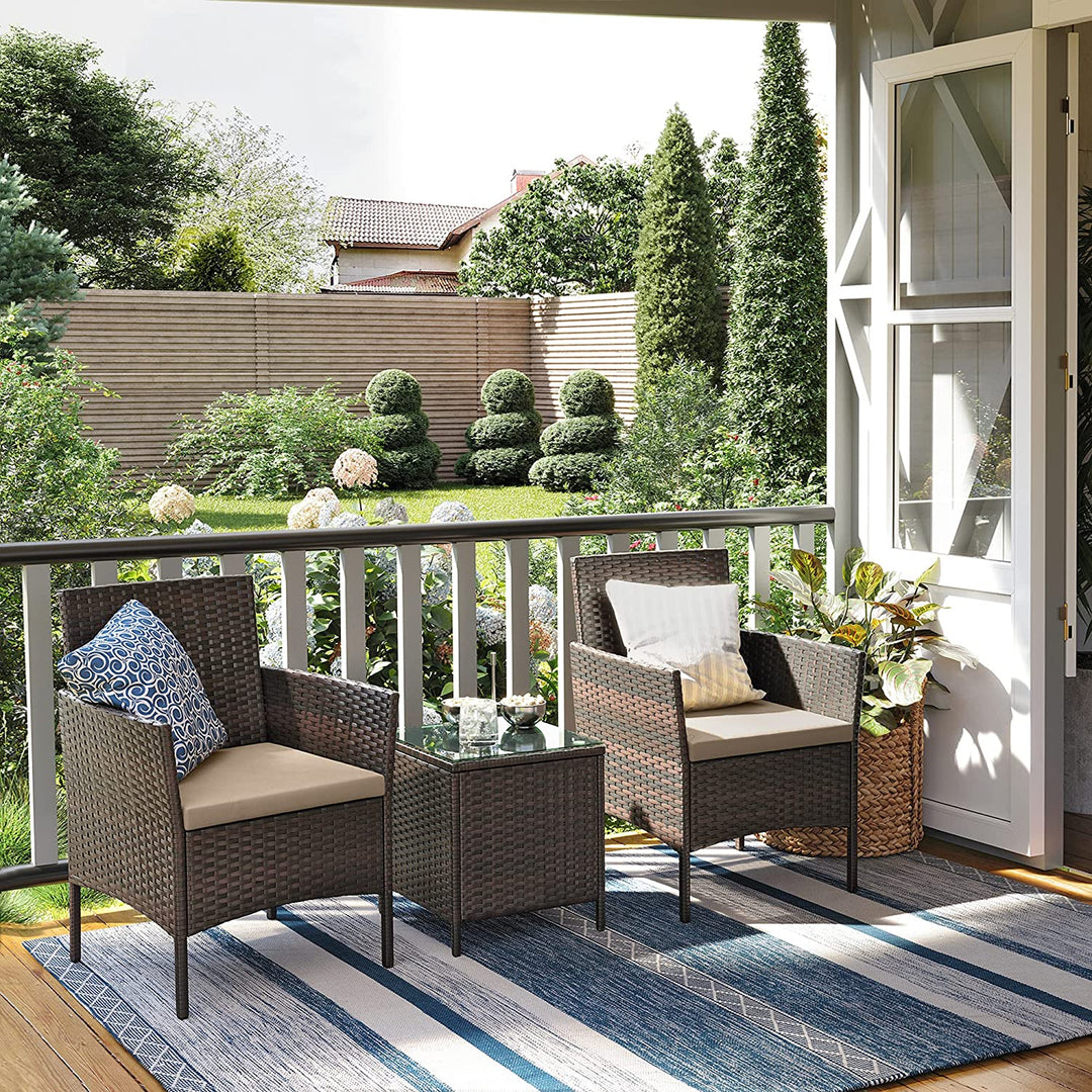 Garden Furniture Set with Coffee Table