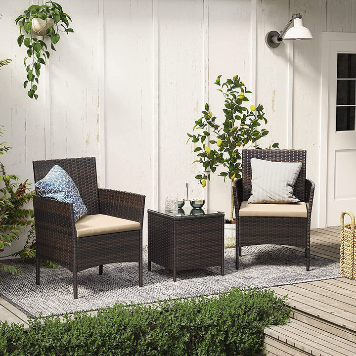 Garden Furniture Set with Coffee Table